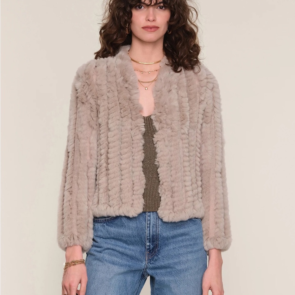 Heartloom Women's Fur Jacket - Rosa